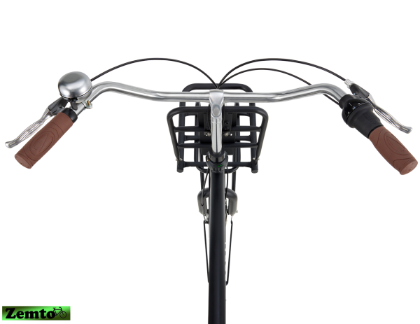 Herren Hollandrad Daily Dutch Prestige 7 Gang  , 61 cm, schwarz-matt